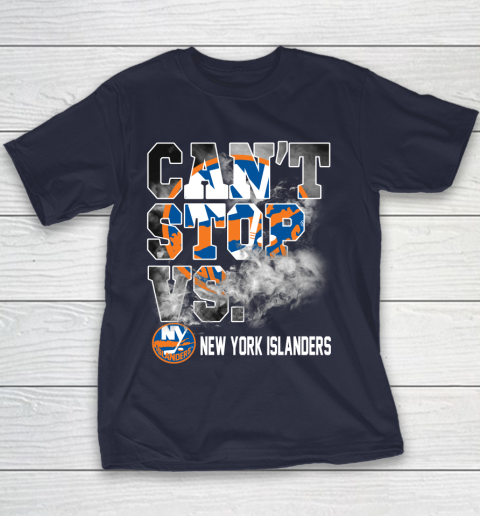 NHL New York Islanders Hockey Can't Stop Vs Youth T-Shirt 2