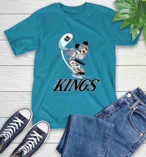 NHL Hockey Los Angeles Kings Cheerful Mickey Mouse Shirt T-Shirt 9