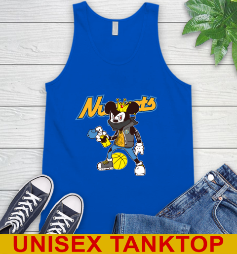 Denver Nuggets NBA Basketball Mickey Peace Sign Sports Tank Top 5