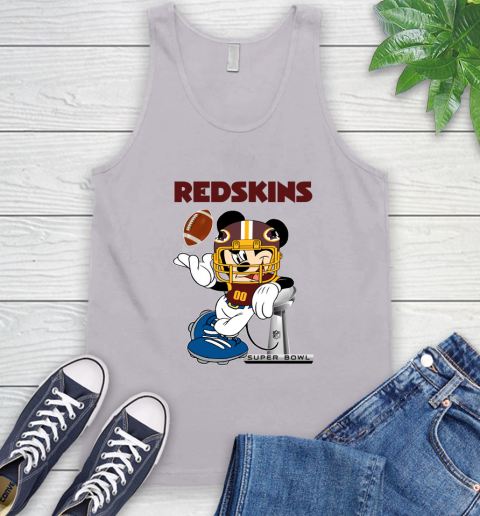 NFL Washington Redskins Mickey Mouse Disney Super Bowl Football T Shirt Tank Top 4