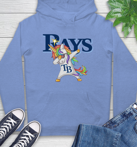 Tampa Bay Rays MLB Baseball Funny Unicorn Dabbing Sports Hoodie 11