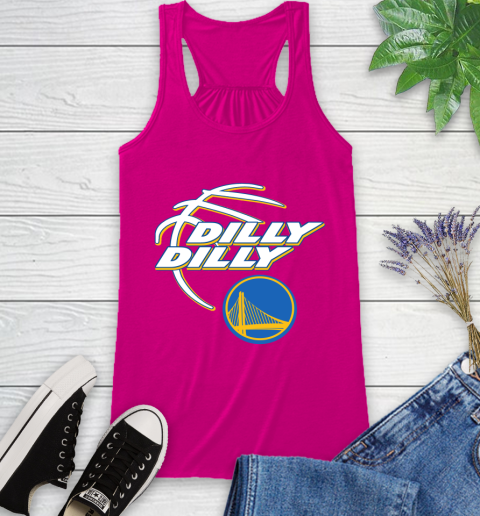 NBA Golden State Warriors Dilly Dilly Basketball Sports Racerback Tank 8