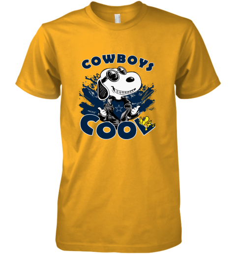 h149 dallas cowboys snoopy joe cool were awesome shirt premium guys tee 5 front gold