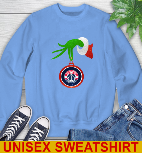 Washington Wizards Grinch Merry Christmas NBA Basketball Sweatshirt 11