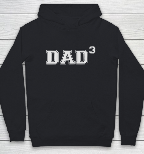 Dad of 3 Father's Day Youth Hoodie