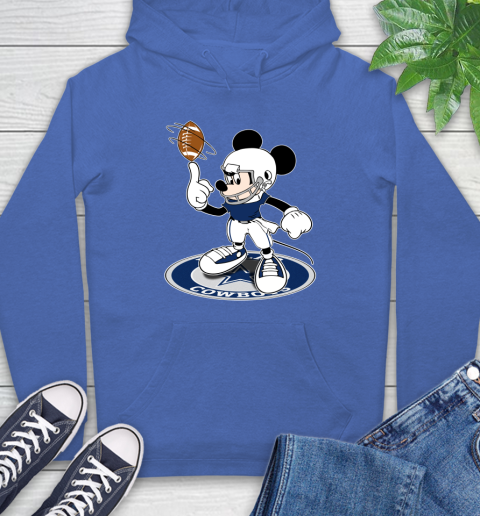 NFL Football Dallas Cowboys Cheerful Mickey Disney Shirt Hoodie 9