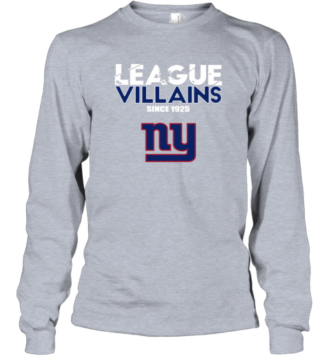 League Villains Since 1925 New York Giants Long Sleeve T-Shirt