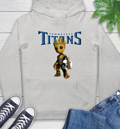 Tennessee Titans NFL Football Groot Marvel Guardians Of The Galaxy Hoodie