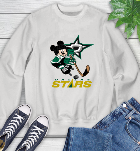 NHL Dallas Stars Mickey Mouse Disney Hockey T Shirt Sweatshirt