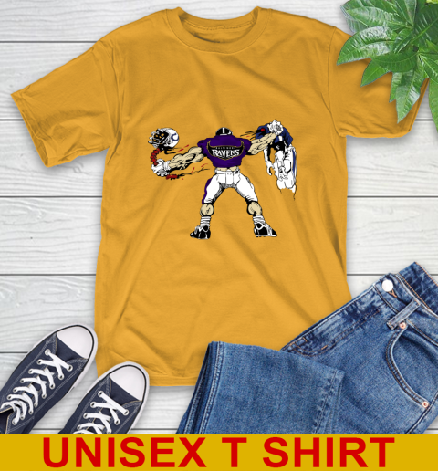 Baltimore Ravens NFL Football Fight For Victory T-Shirt 3