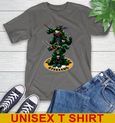 NFL Football Pittsburgh Steelers Teenage Mutant Ninja Turtles Shirt T-Shirt 8