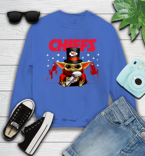 Super Bowl Baby Yoda Loves The Kansas City Chiefs Star Wars NFL Shirts 110