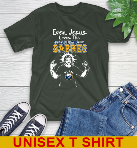 Buffalo Sabres NHL Hockey Even Jesus Loves The Sabres Shirt T-Shirt 6