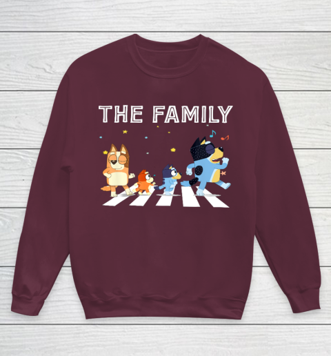The Heeler Family Bluey Dad Mom For Lover Youth Sweatshirt 4