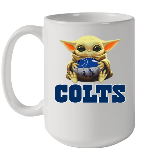 NFL Football Indianapolis Colts Baby Yoda Star Wars Shirt Ceramic Mug 15oz