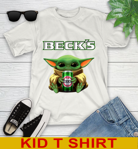 Star Wars Baby Yoda Hugs Beck's Beer Shirt 101