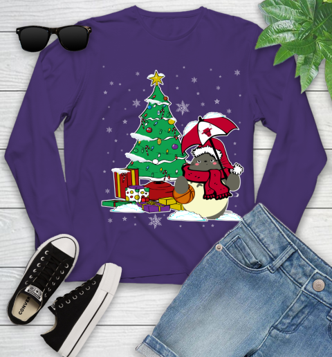 Chicago Bulls NBA Basketball Cute Tonari No Totoro Christmas Sports Youth Long Sleeve 4
