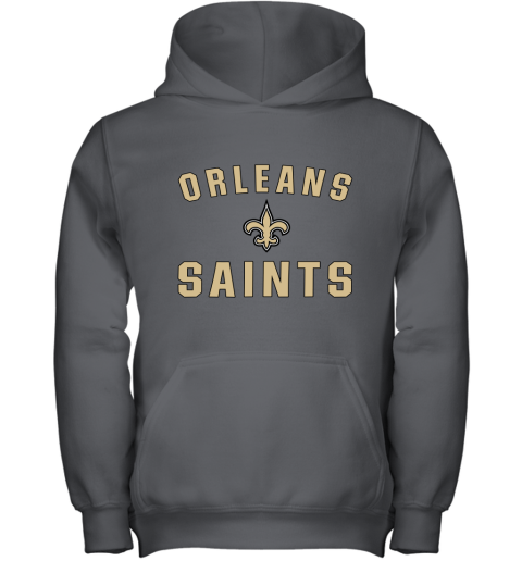 Orleans Saints NFL Pro Line By Fanatics Branded Gray Victory Youth Hoodie