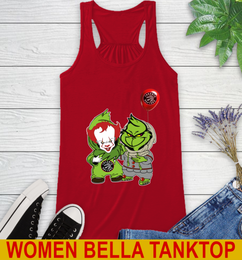 Toronto Raptors Baby Pennywise Grinch Christmas NBA Basketball Racerback Tank 6