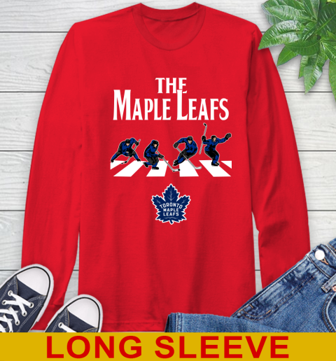 NHL Hockey Toronto Maple Leafs The Beatles Rock Band Shirt Long Sleeve T-Shirt 12