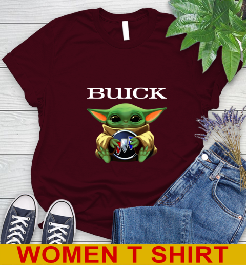 Star Wars Baby Yoda Hugs Buick Car Shirt 90