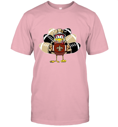 New Orleans Saints Turkey Football Thanksgiving Unisex Jersey Tee