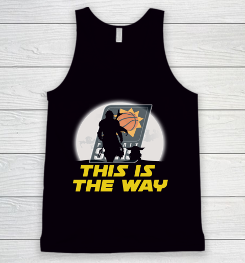 Phoenix Suns NBA Basketball Star Wars Yoda And Mandalorian This Is The Way Tank Top