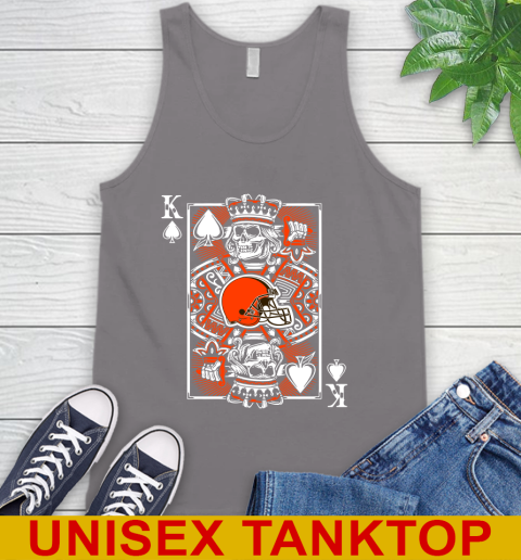 Cleveland Browns NFL Football The King Of Spades Death Cards Shirt Tank Top 6