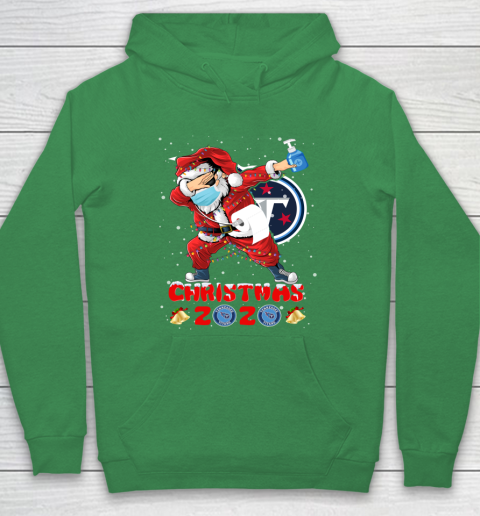 Tennessee Titans Funny Santa Claus Dabbing Christmas 2020 NFL Hoodie 5