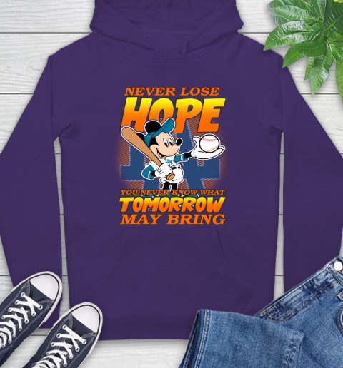 Los Angeles Dodgers MLB Baseball Mickey Disney Never Lose Hope Hoodie 5