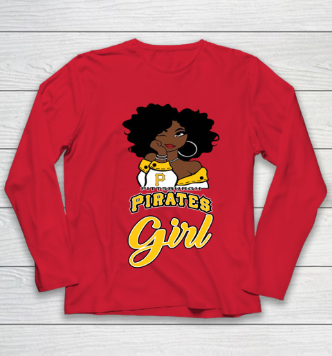 Pittsburgh Piratess Girl MLB Youth Long Sleeve 10
