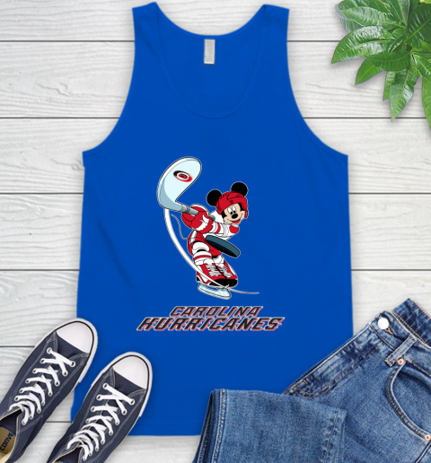 NHL Hockey Carolina Hurricanes Cheerful Mickey Mouse Shirt Tank Top 5