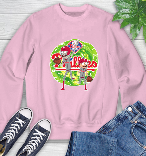 MLB Philadelphia Phillies Rick And Morty Baseball Sports Sweatshirt 9