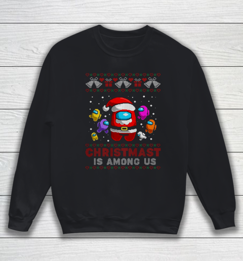 Among Us Game Shirt Christmas Costume Among stars Game Us Funny X mas Gift Sweatshirt