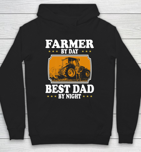Father gift shirt Vintage Farmer by day best Dad by night lovers gifts father T Shirt Hoodie