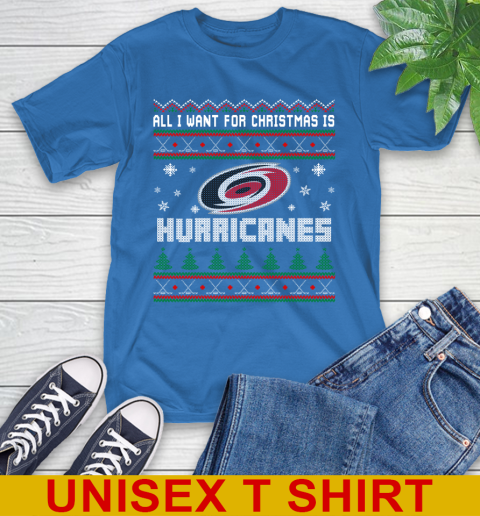 Carolina Hurricanes NHL Hockey All I Want For Christmas Is My Team Sports 11