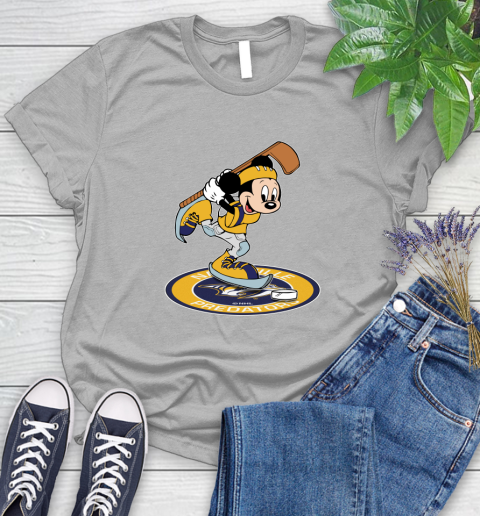 NHL Hockey Nashville Predators Cheerful Mickey Disney Shirt Women's T-Shirt 5