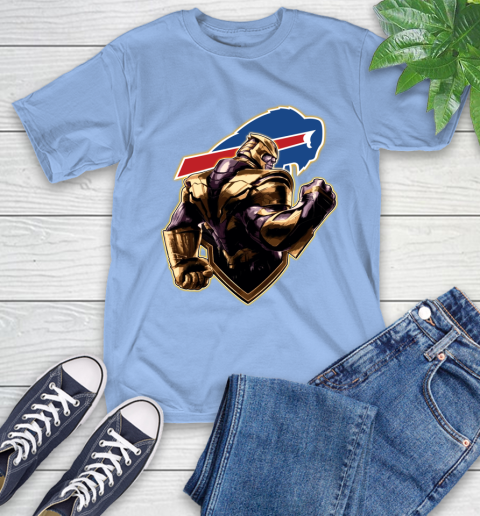 NFL Thanos Avengers Endgame Football Sports Buffalo Bills T-Shirt 11