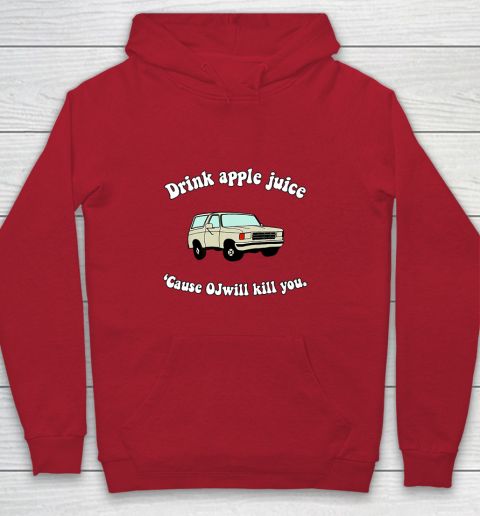 Drink Apple Juice Funny Youth Hoodie 7