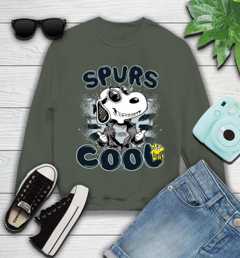 NBA Basketball San Antonio Spurs Cool Snoopy Shirt Youth Sweatshirt 7