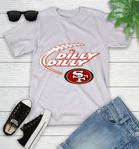 NFL San Francisco 49ers Dilly Dilly Football Sports Youth T-Shirt 4