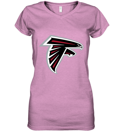 Atlanta Falcons NFL Line by Fanatics Branded Gray Victory Women's V-Neck T-Shirt