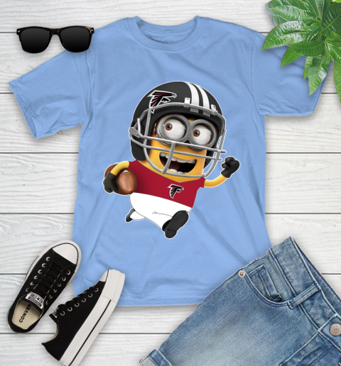 NFL Atlanta Falcons Minions Disney Football Sports Youth T-Shirt 12 NFL Atlanta Falcons Minions Disney Football Sports Youth T-Shirt - Image 12