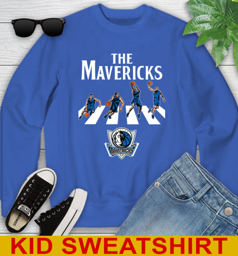 NBA Basketball Dallas Mavericks The Beatles Rock Band Shirt Youth Sweatshirt 6
