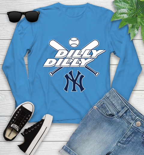 MLB New York Yankees Dilly Dilly Baseball Sports Youth Long Sleeve 7