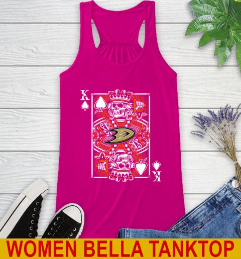 Anaheim Ducks NHL Hockey The King Of Spades Death Cards Shirt Racerback Tank 6