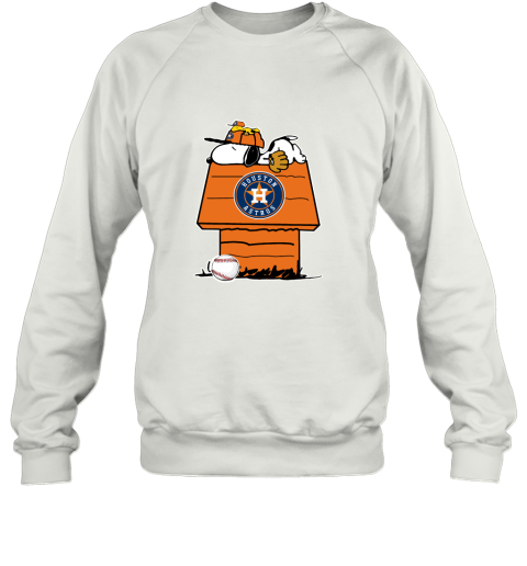 Houston Astros Snoopy And Woodstock Resting Together MLB Shirts Sweatshirt
