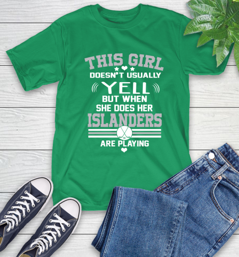 New York Islanders NHL Hockey I Yell When My Team Is Playing T-Shirt 7