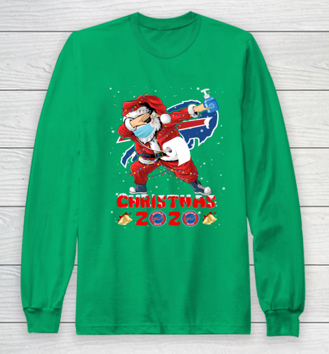 Buffalo Bills Funny Santa Claus Dabbing Christmas 2020 NFL Long Sleeve T-Shirt 4