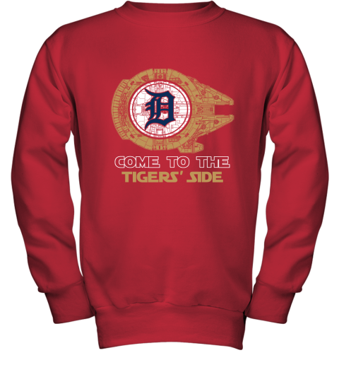 MLB Come To The Detroit Tigers Side Star Wars Baseball Sports T Shirt -  Freedomdesign